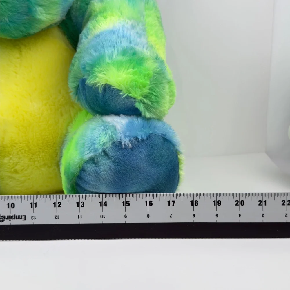 Dan Dee Jumbo Triceratops Plush 20” Tie Dye Dinosaur Stuffed Animal EUC